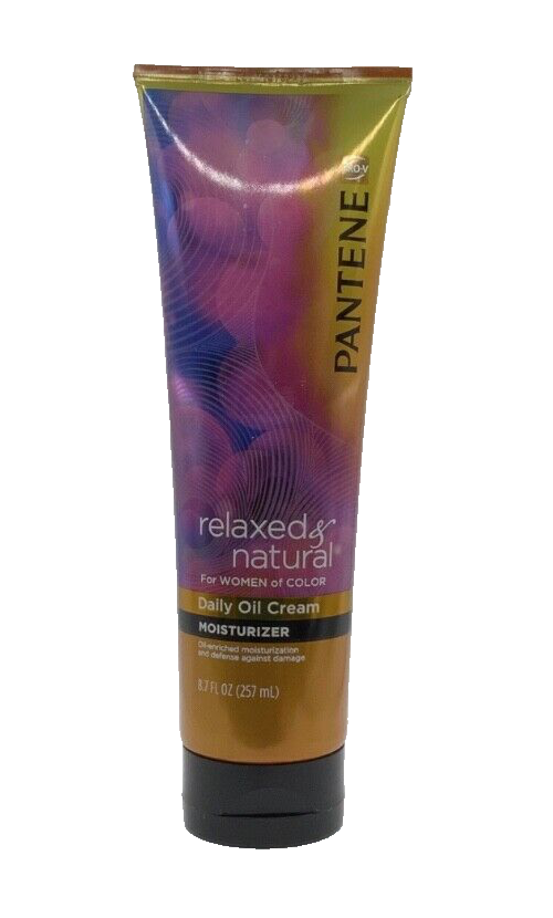 PANTENE Relaxed & Natural Daily Oil Cream Moisturizer 8.7oz for Women of Color