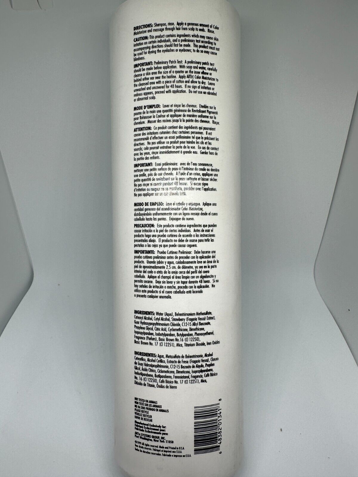 ARTec Strawberry Color Depositing Moisturizer / Conditioner 16 oz - L'Oreal