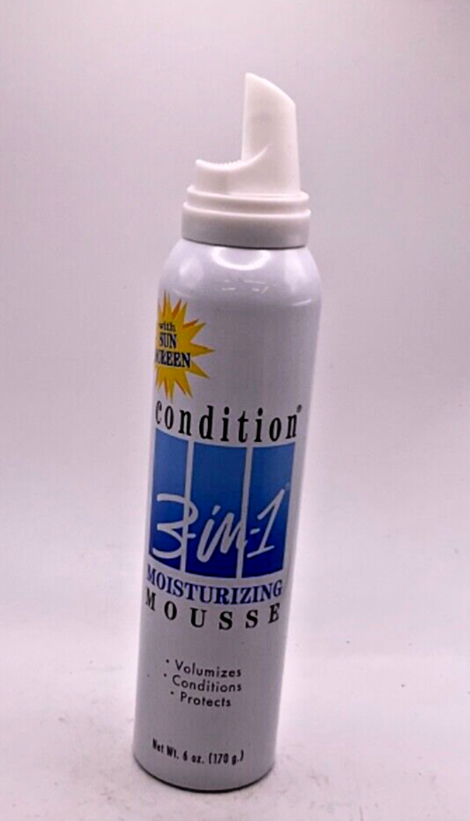 Condition 3-in-1 Moisturizing Mousse with Sunscreen / 6oz