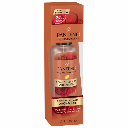 Pantene Shine Serum Argan Oil Truly Natural Lightweight Shine Frizz Control New
