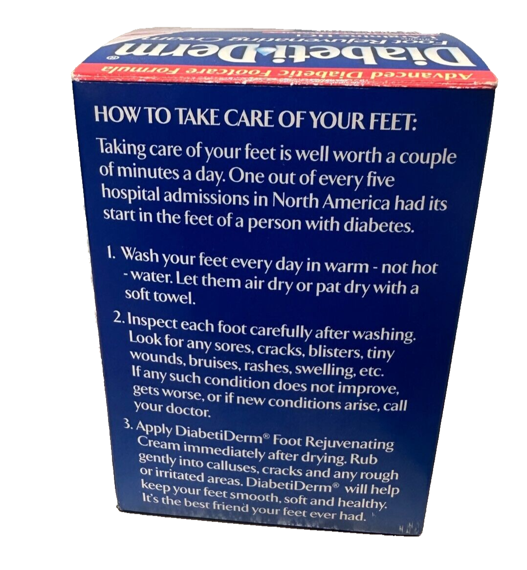 DiabetiDerm Foot Rejuvenating Cream L-Arginine HCI 4oz