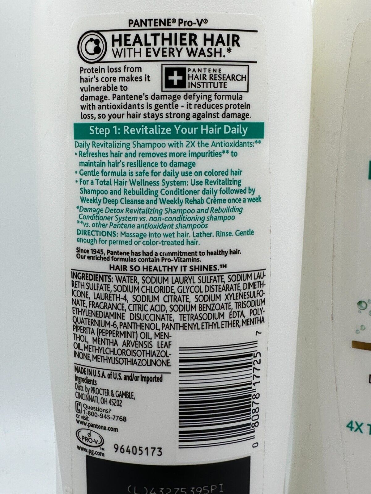 (2) Pantene Pro-V Damage Detox Scalp Care Shampoo 12.6 oz Rare