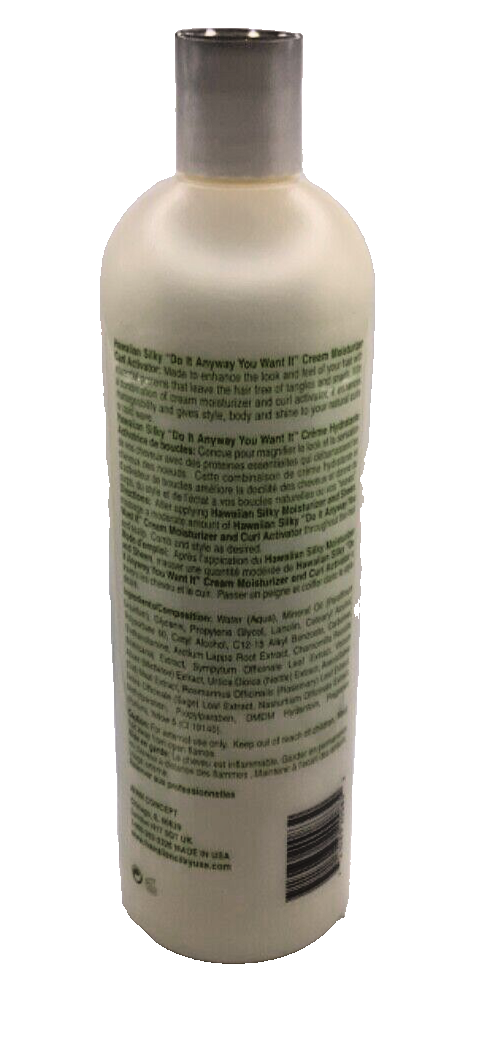 Hawaiian Silky "Do Any Way You Want It" Cream Moisturizer Curl Activator 16oz