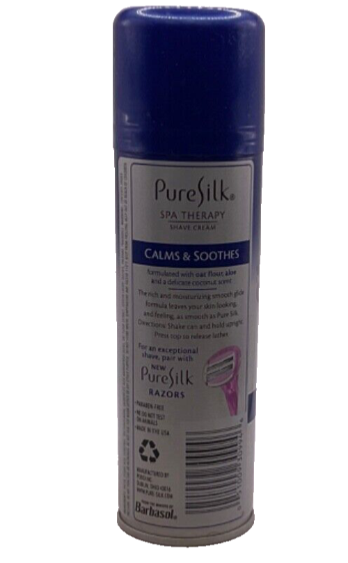 Pure Silk Spa Therapy Shave Cream Coconut & Oat Flour/7.25oz