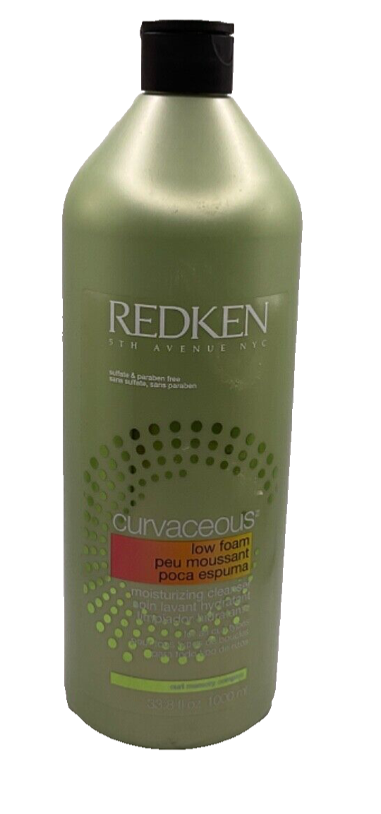 Redken Curvaceous Low Foam Moisturizing Cleanser For All Curl Types / 33.8 fl oz