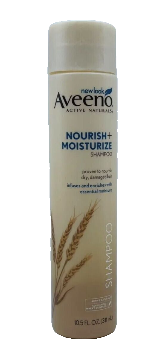 Aveeno Nourish + Moisturize Wheat Complex Oat Protein Shampoo 10.5 oz