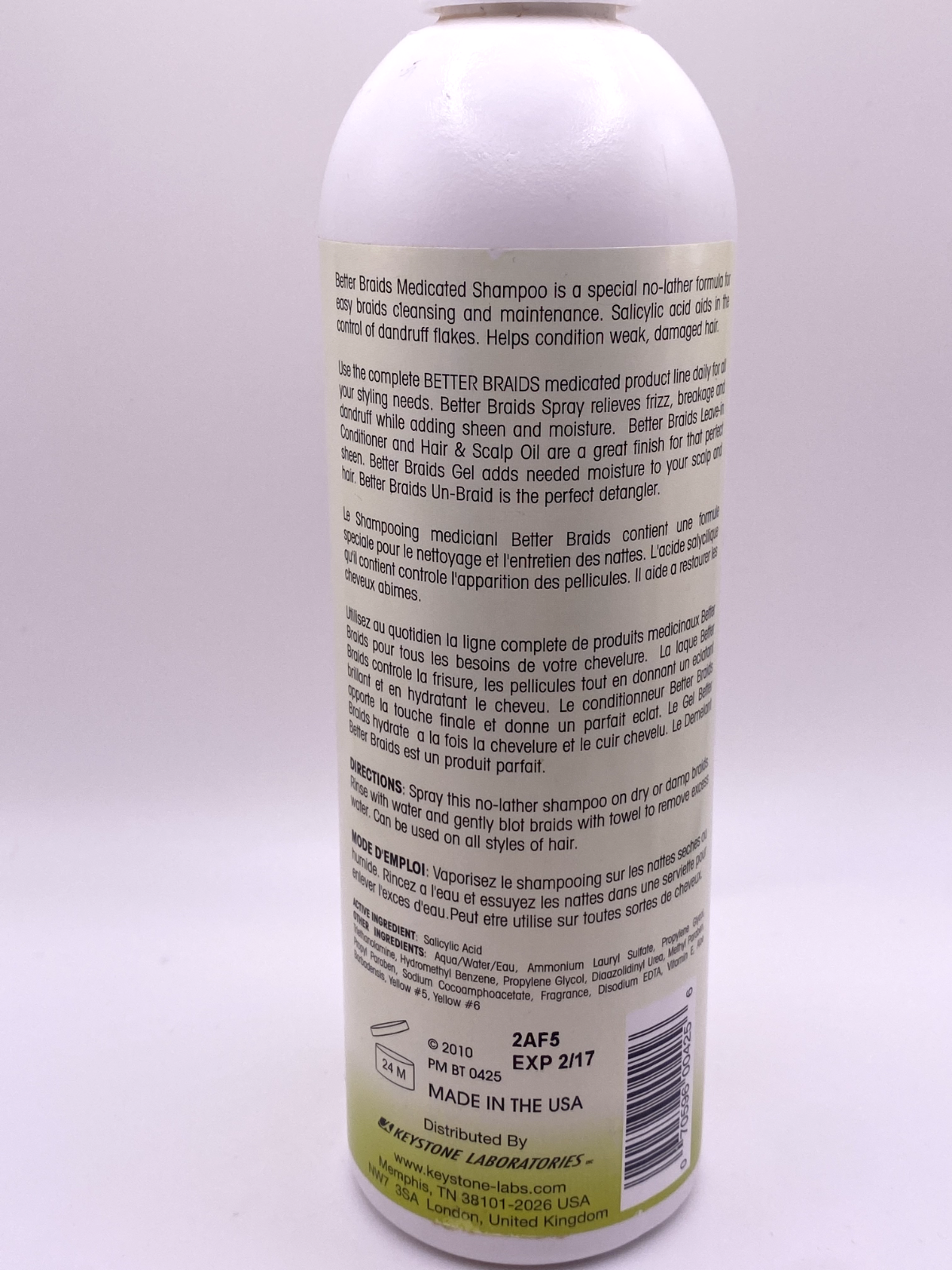 Better Braids Medicated Shampoo 12 Oz *READ DESCRIPTION