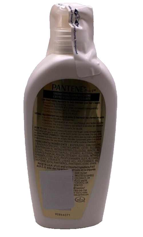 Pantene Pro-V Combing Creme Smooth & Sleek Leave In Tames Frizz 6.7 oz