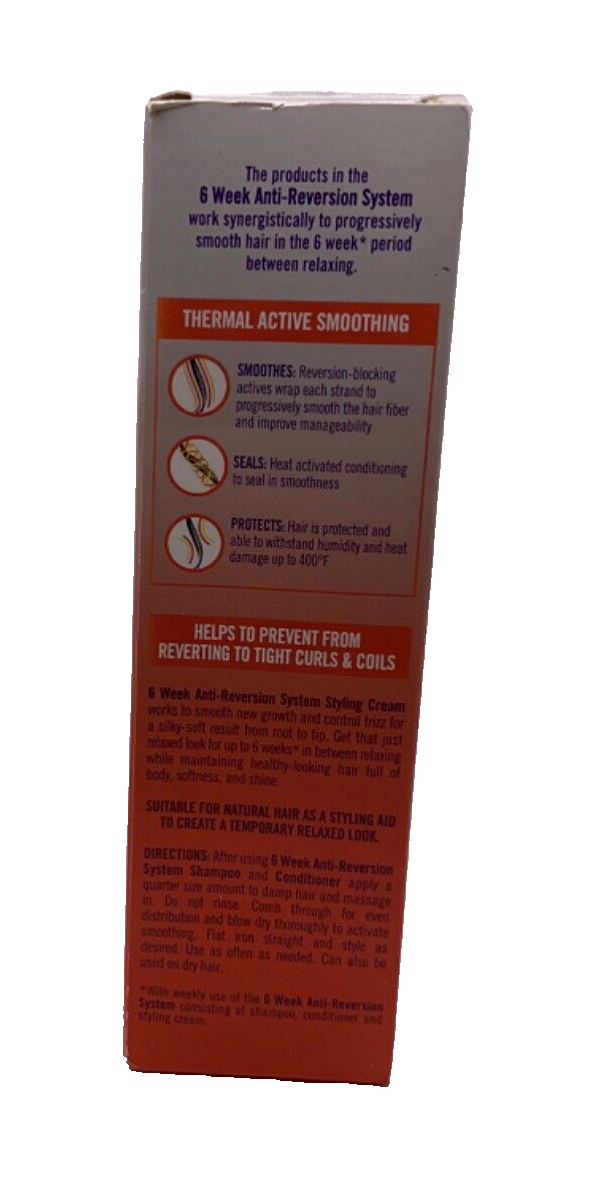 Dark & Lovely 6 Week Anti-Reversion Styling Cream Thermal Active Smoothing/5.1oz