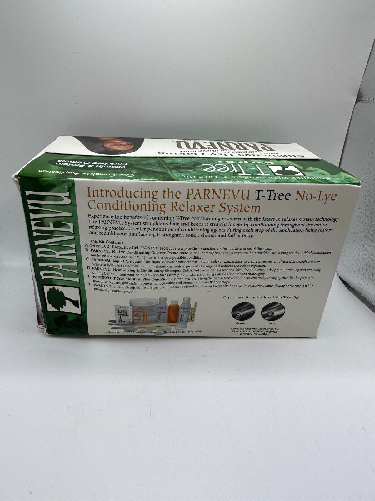 Parnevu No-Lye Conditioning Relaxer System Eliminates Dry Flaking Super