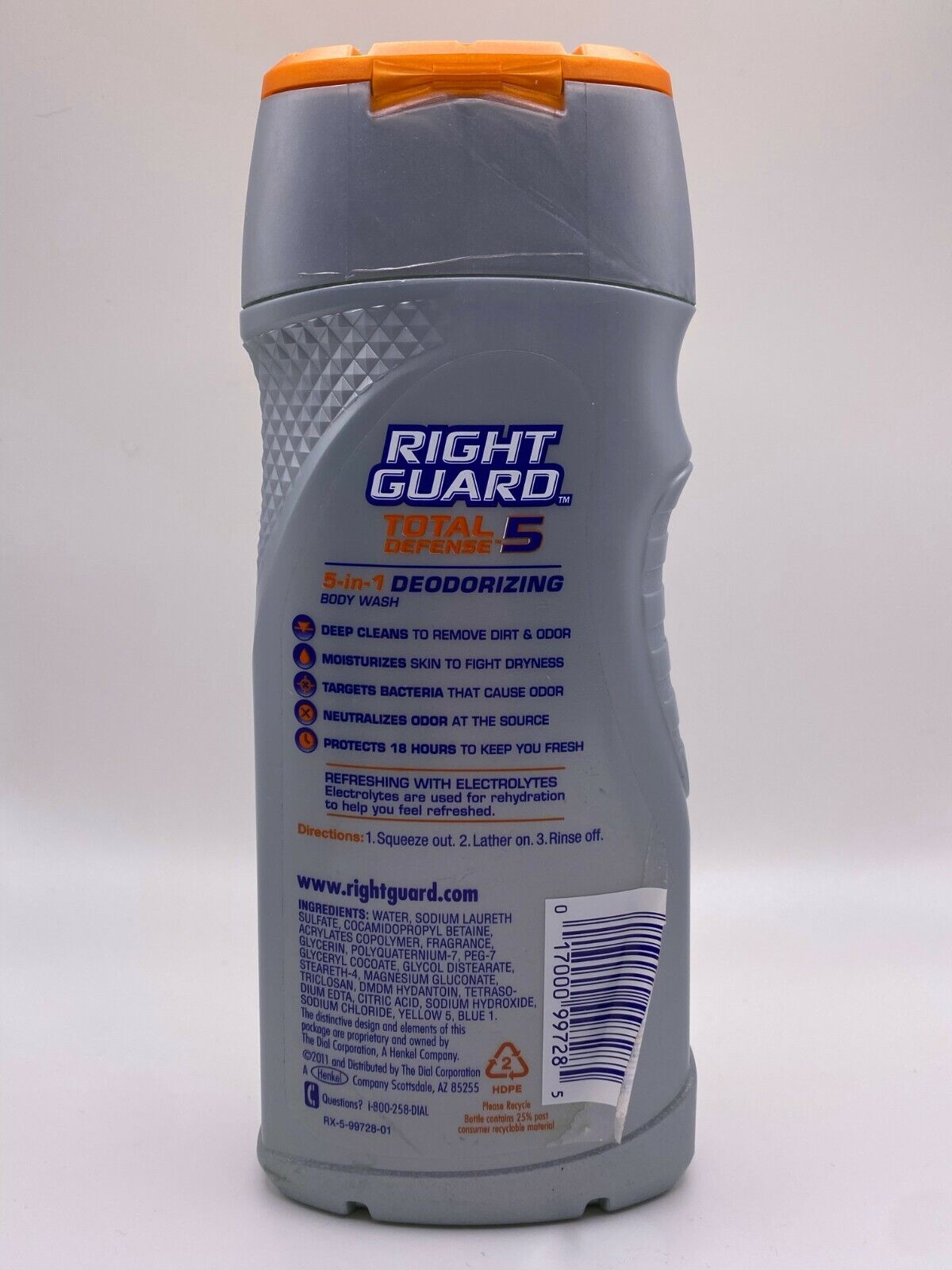 RARE | NEW | Right Guard Total Defense 5 refreshing 5 in 1 Body Wash