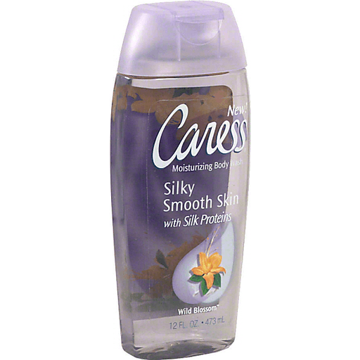Caress Silky Smooth Silky Smooth Skin W/ Silk Proteins Wild Blossoms - 18 fl oz