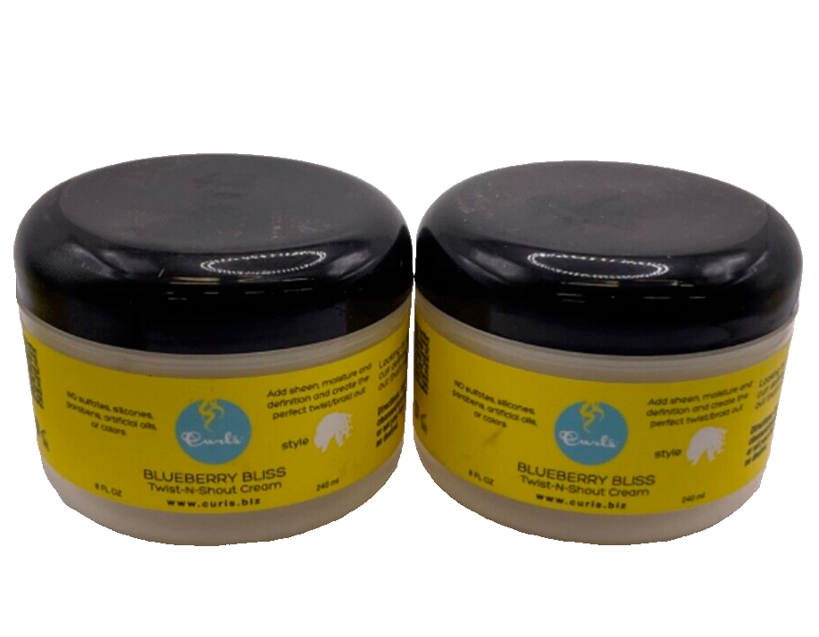 (2) Curls Blueberry BlissTwist-N-Shout Cream / 8 fl oz
