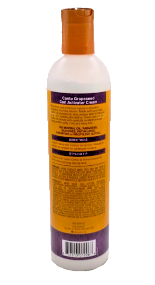Cantu Grapeseed Strengthening Curl Activator Silicone Free 12oz