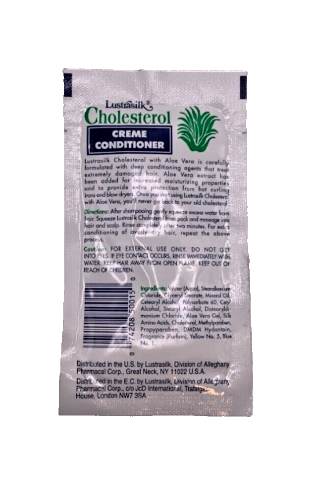 Lustrasilk Cholesterol Creme Conditioner Super Detangling Formula Packet 1oz