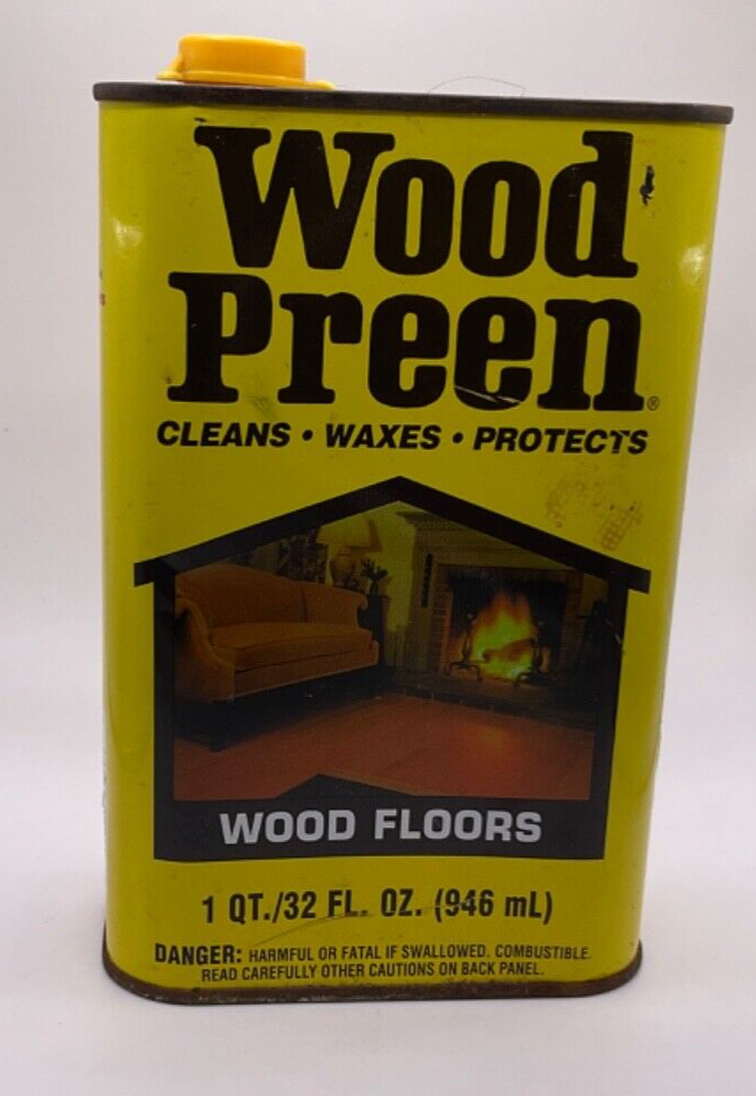 Brand New WOOD PREEN 1 QT 32oz CLEANER WAX PROTECTS Discontinued
