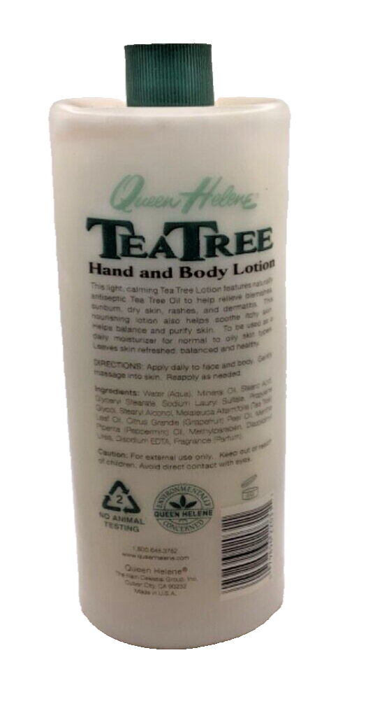 Queen Helene Tea Tree Hand And Body Lotion 32oz