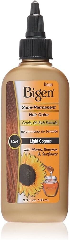 Bigen Semi Permanent Hair Color #A4 Amber, 3 oz