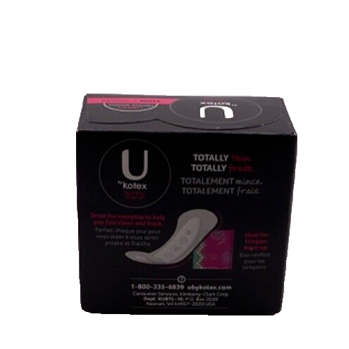 U by Kotex Barely There Thin Liners/18 Wrapped Daily Liners