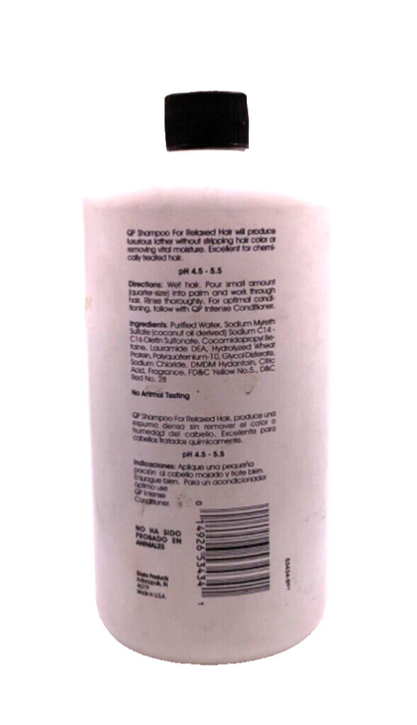 Elasta QP Shampoo For Relaxed Hair 33.8 OZ NEW