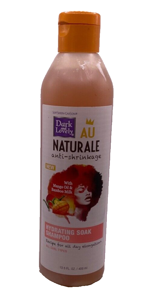 Dark and Lovely Au Naturale Anti-Shrinkage Hydrating Soak Shampoo 13.5 FL. OZ.