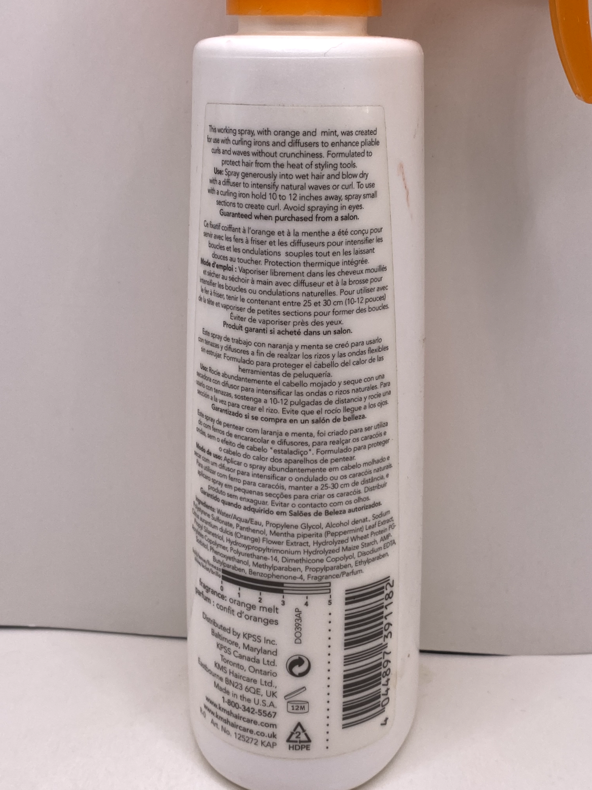 KMS Curl Up Hot Spiral Spray - 6.8 oz RARE