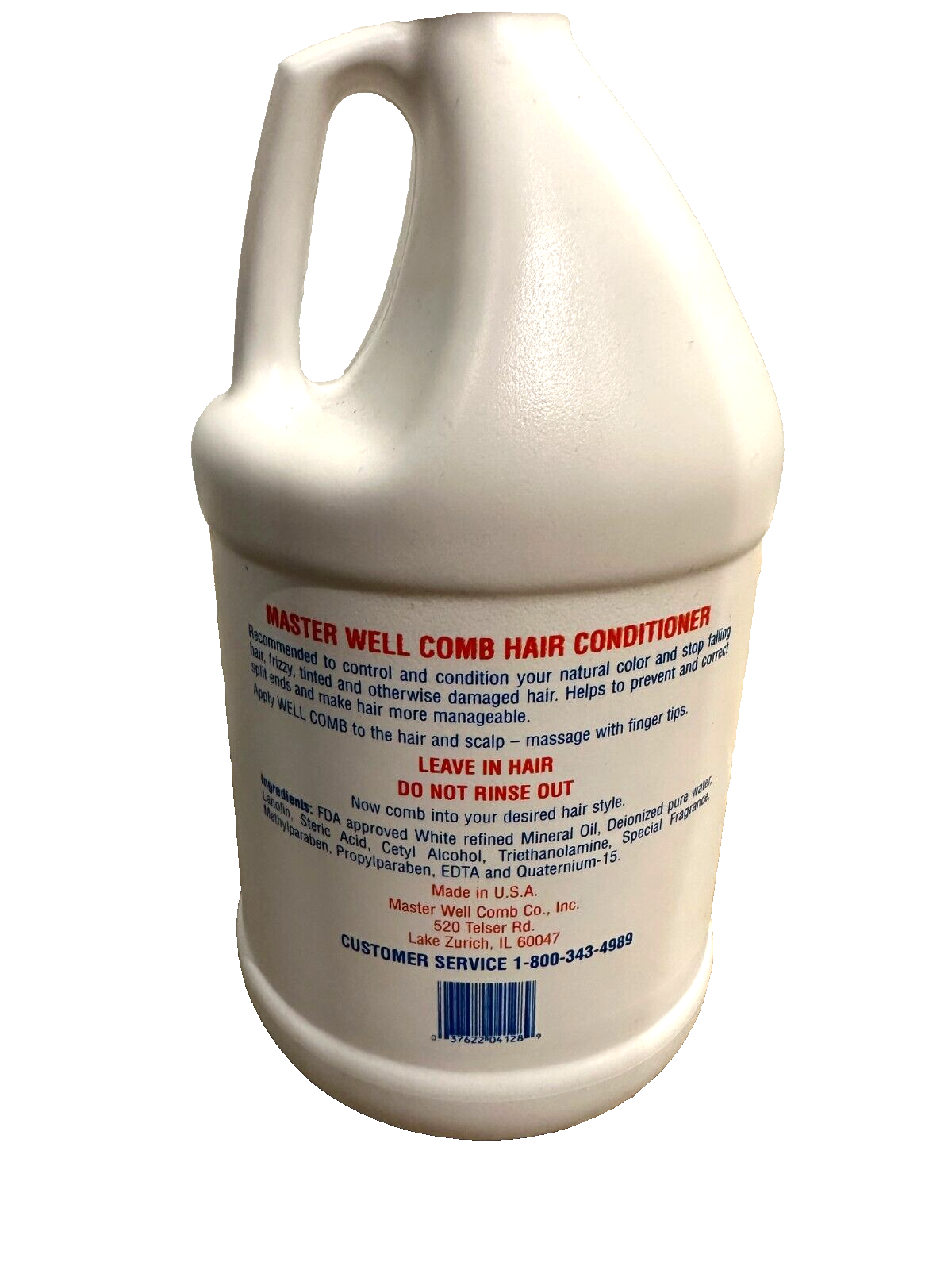 Original Master Well Comb Hair Dressing with Conditioner - 128 OZ / 1 GALLON