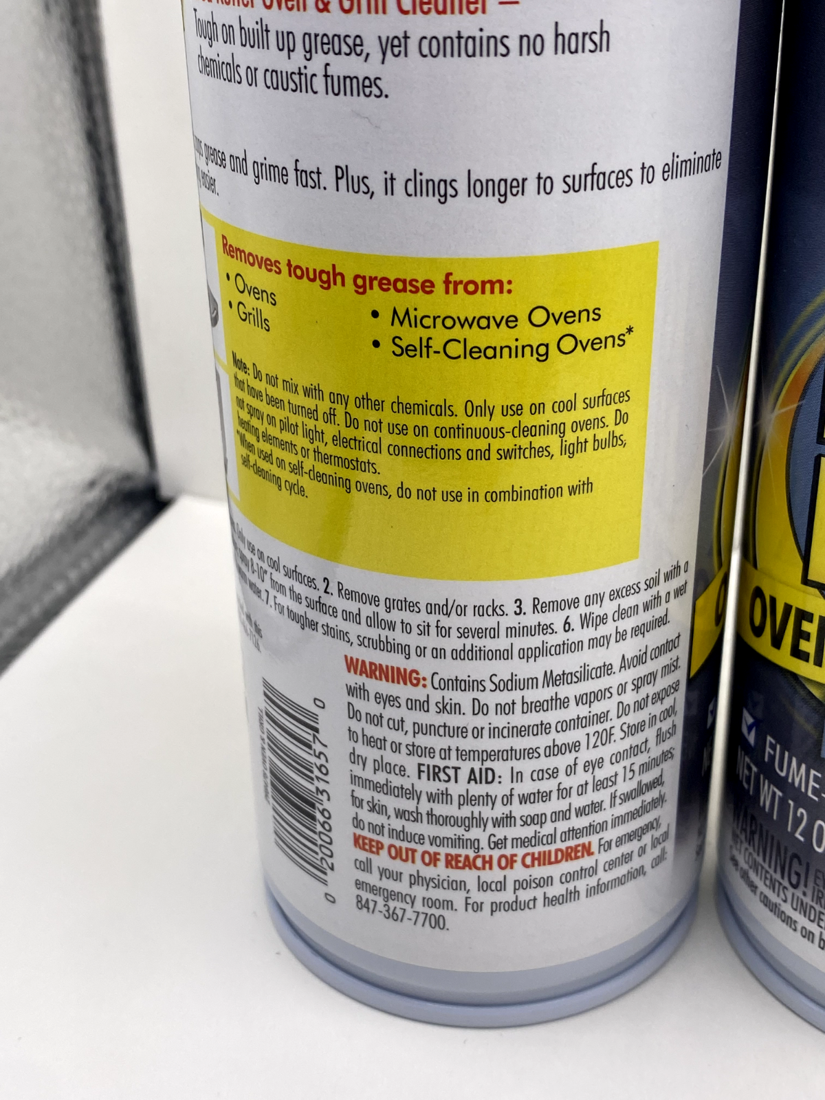2 Krud Kutter 12 Oz Oven & Grill Cleaner Foam Action Clings Longer Zaps Grease