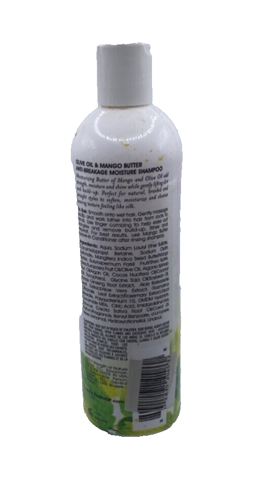Elasta QP Olive Oil & Mango Butter Moisture Butter Shampoo-Anti Breakage 12 Oz