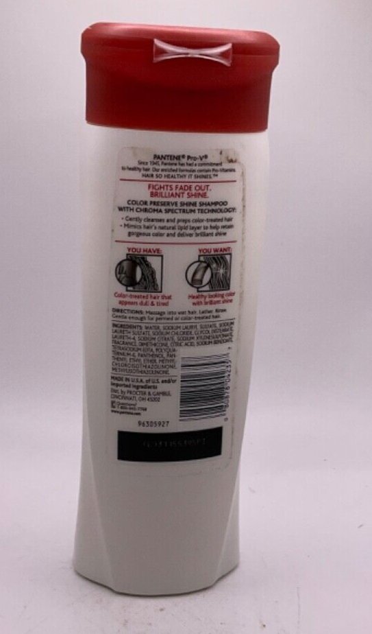 Pantene Color Hair Solutions Preserve Shine Shampoo 12.6 Fl Oz