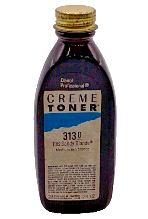 Clairol Professional Creme Toner #313D 10B Sandy Blonde Medium Ash/2 fl oz