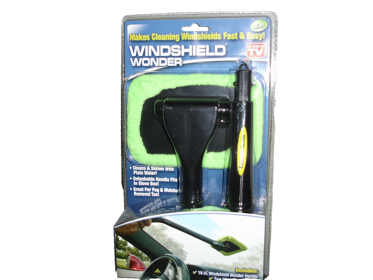 As Seen On TV - Windshield Wonder - Cleaning Fast & Easy, Microfiber New