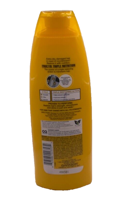 Garnier Fructis Triple Nutrition Extra-Dry Damaged Hair Fortifying Shampoo 13oz