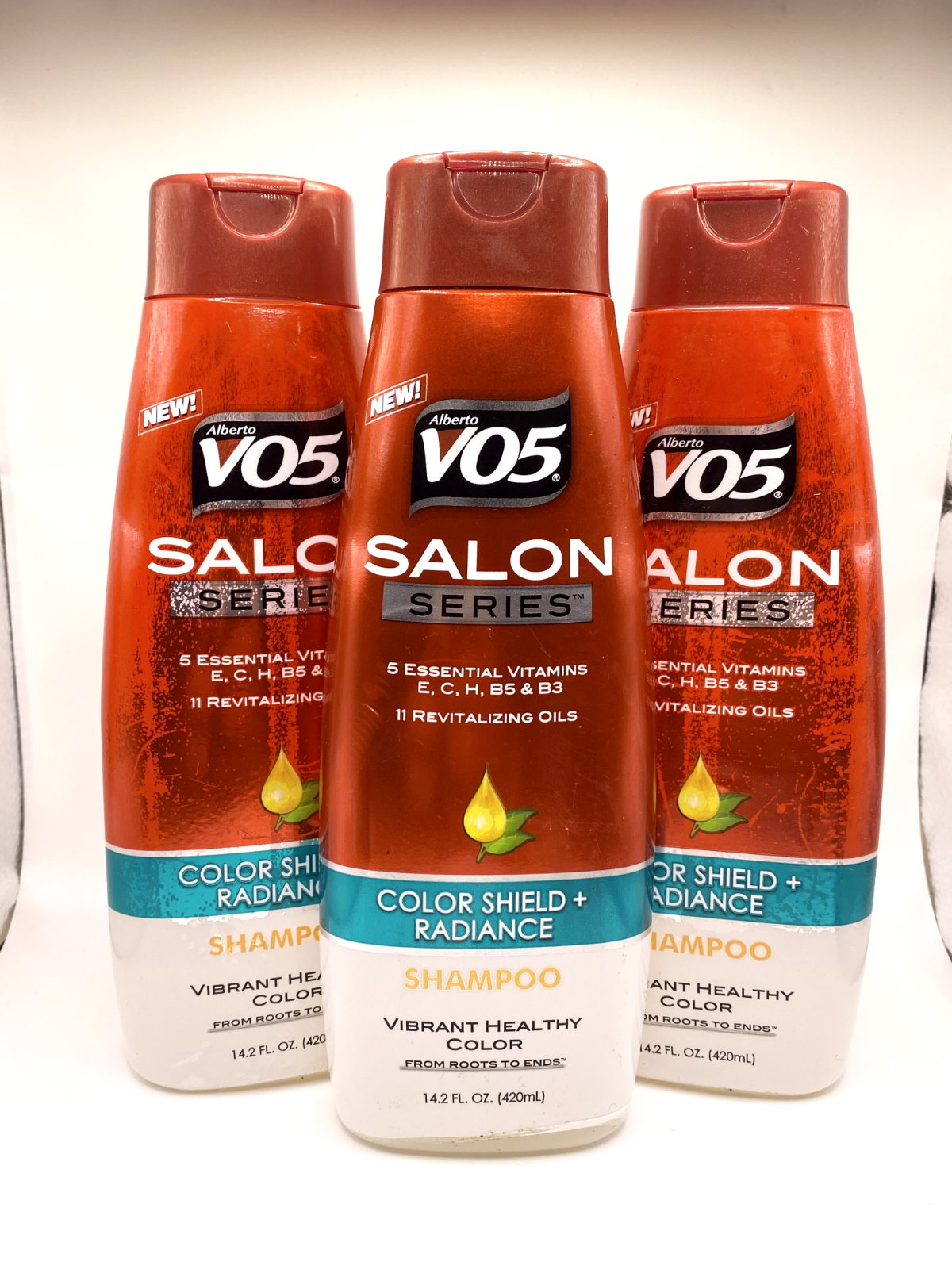 (3) Alberto Vo5 Salon Series Color Shield Plus Radiance Shampoo 14.2 fl oz