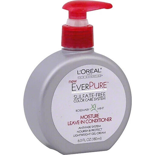 L'Oreal EverPure Moisture Leave in Conditioner Rosemary Mint - 6 oz