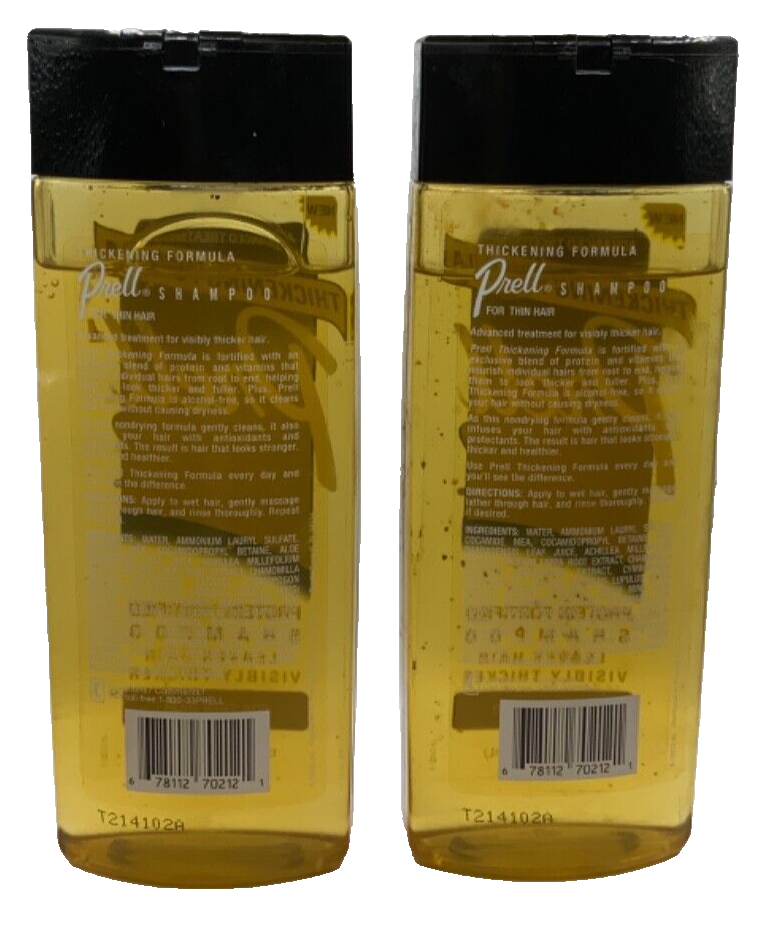 (2 Pack) Prell Advanced Treatment Thickening Formula Protein Shampoo 13.5 oz