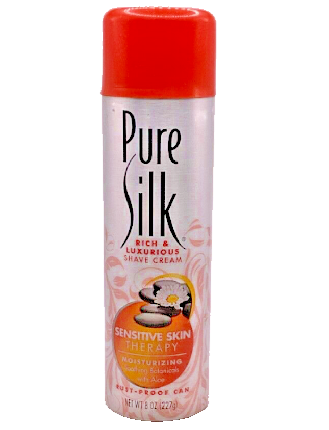 Pure Silk Rich & Luxurious Shave Cream Sensitive Cream Therapy / 8oz