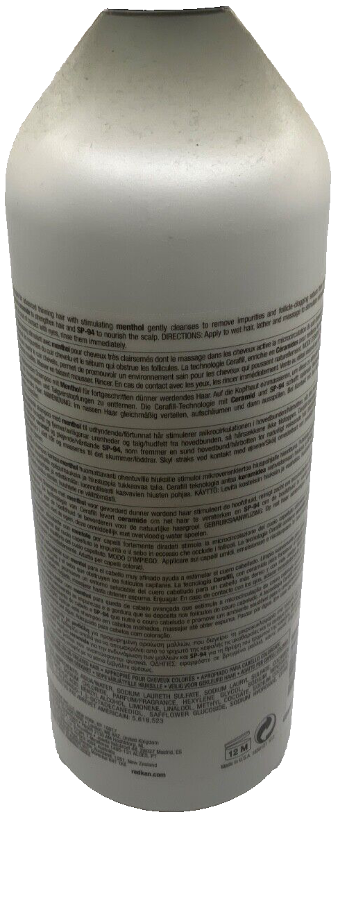 Redken Cerafill Retaliate Stimulating Scalp Shampoo 33.8 Ounce