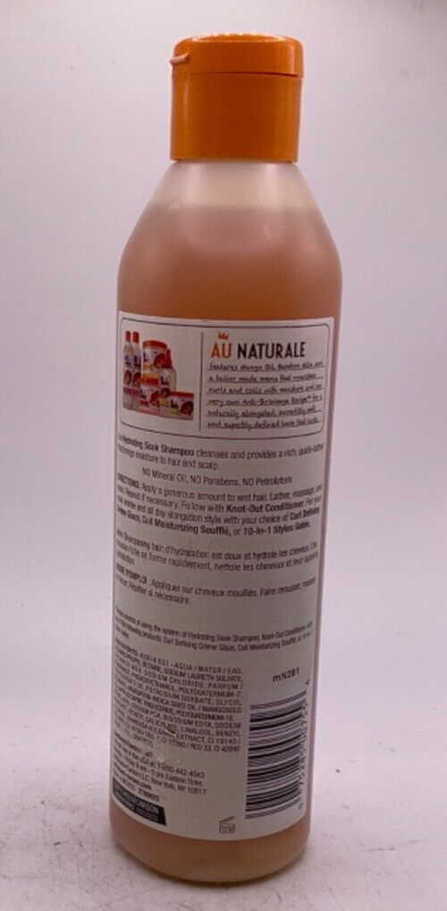 Dark and Lovely Au Naturale Anti-Shrinkage Hydrating Soak Shampoo 13.5 FL. OZ.