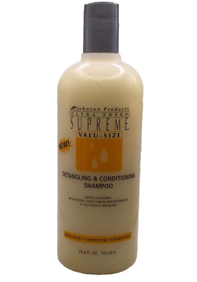 Johnson Products Ultra Sheen Supreme Detangling Conditioning Shampoo 25.4 fl oz