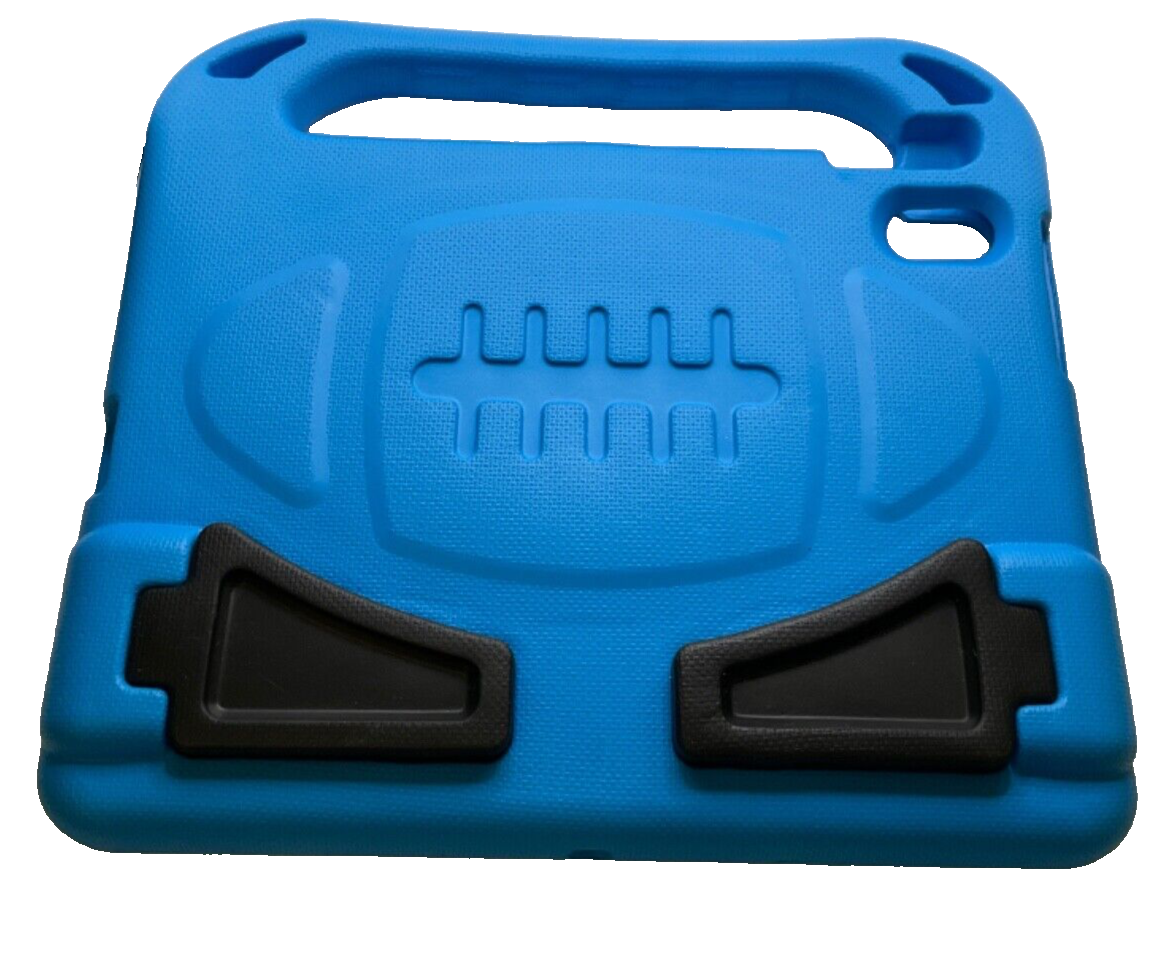 Blue Ipad Case with Top Handle & Stand/Football Design/10.9 inch screen