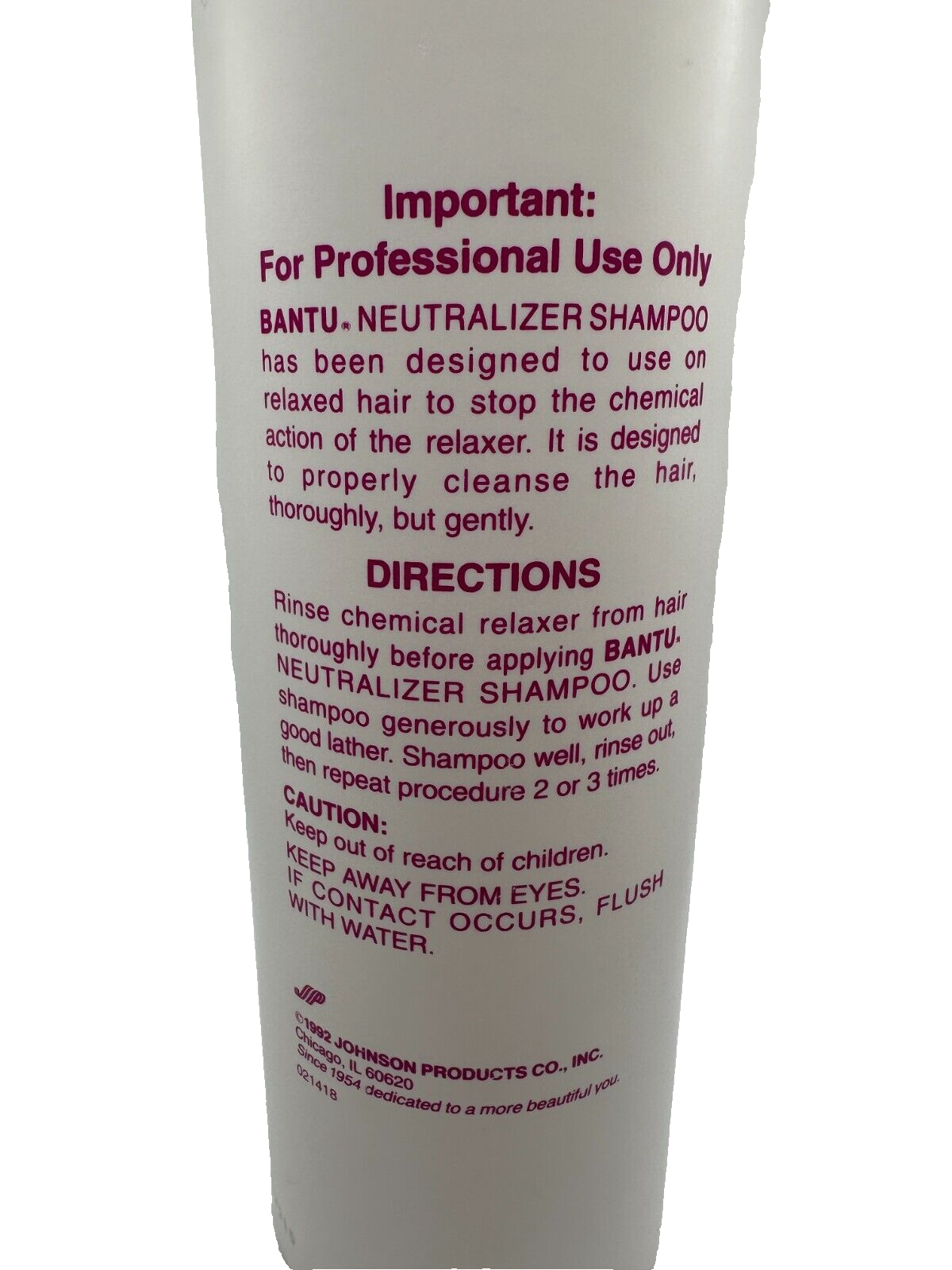 Bantu Neutralizer Shampoo Professional Formula - 34 fl oz