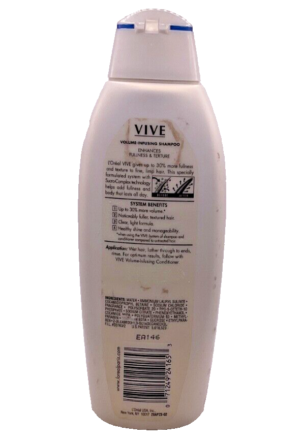 L'Oreal Vive Volume-Infusing Shampoo for Fine Hair / 13 fl oz