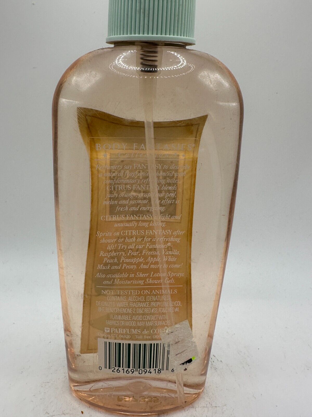 Body Fantasies Citrus Fantasy Fragrance Body Spray - 8 oz