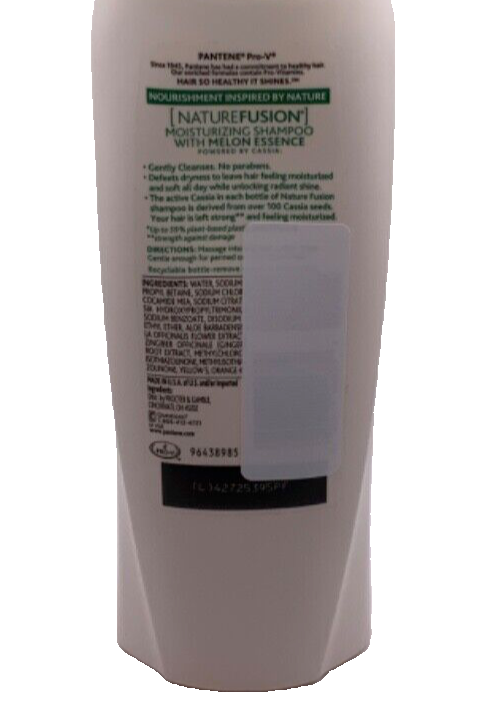 Pantene Naturefusion Melon Essence Shampoo 12.6 Oz