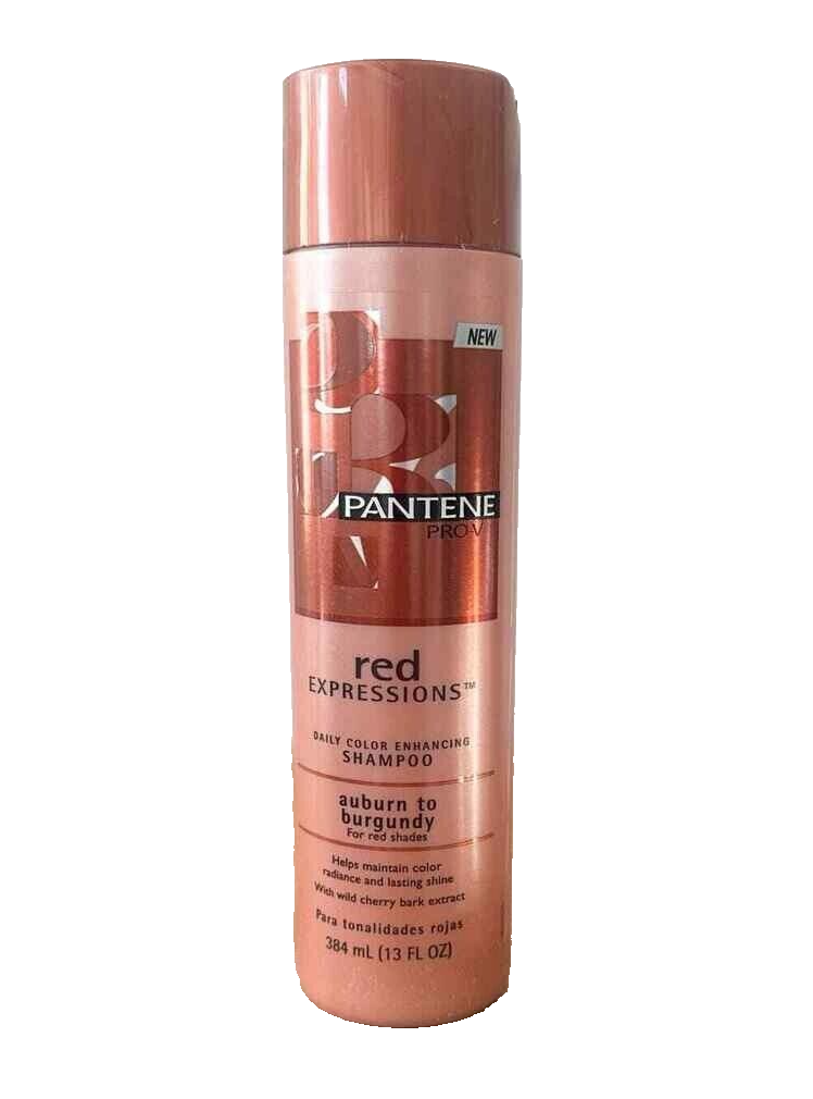 Pantene Pro-V Red Expressions Daily Color Enhancing Shampoo 13 oz New