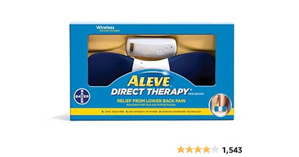 **NEW SEALED** Aleve Direct Therapy Tens Device Wireless Back Pain Relief
