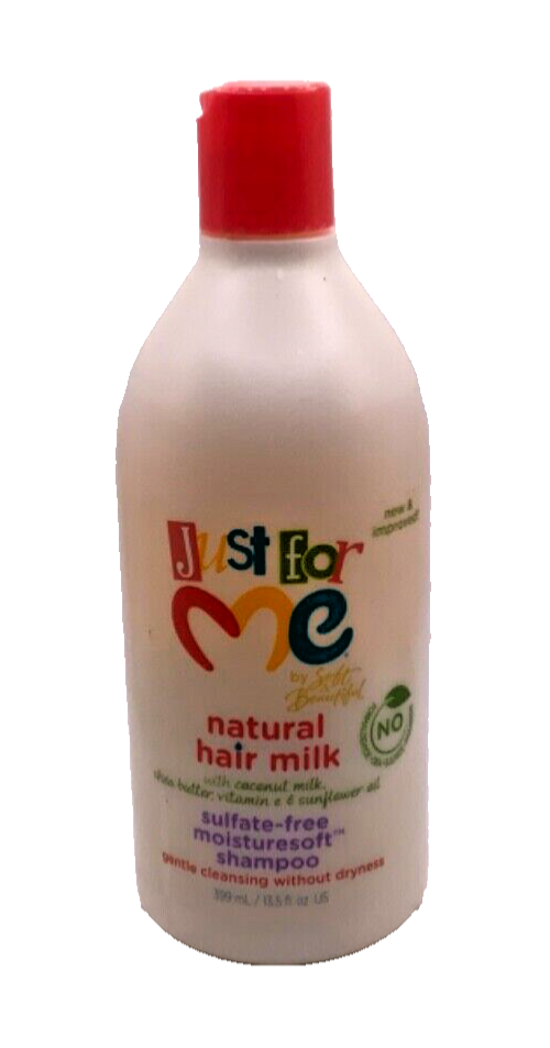 Just For Me Natural Milk Sulfate-Free Moisturesoft Shampoo 13.5oz