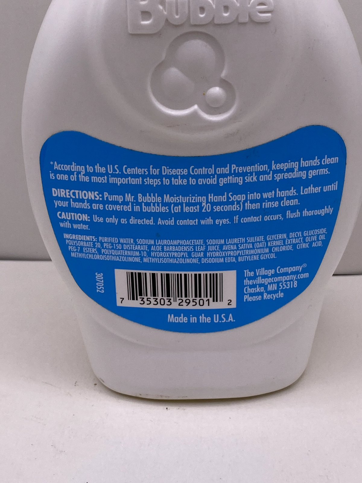 Mr Bubble Extra Gentle Fragrance Free Hand Soap RARE - 7.5oz
