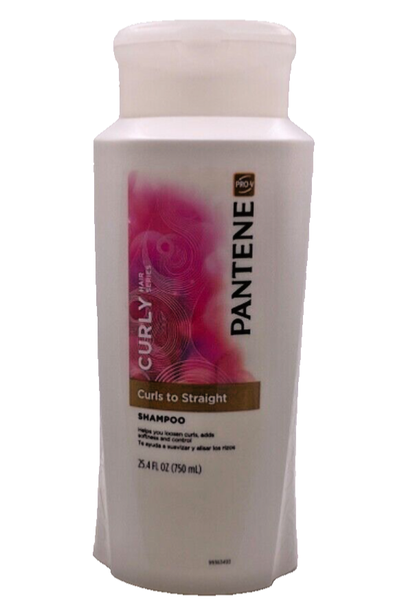Pantene Pro-V Curly Hair Series Curls to Straight Shampoo / 25.4 fl oz